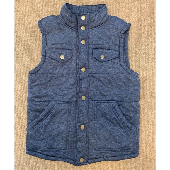 Mossimo Puffer Vest Mens S Quilted Lined Snap Outdoor Camp Hike Warmup - Picture 1 of 8